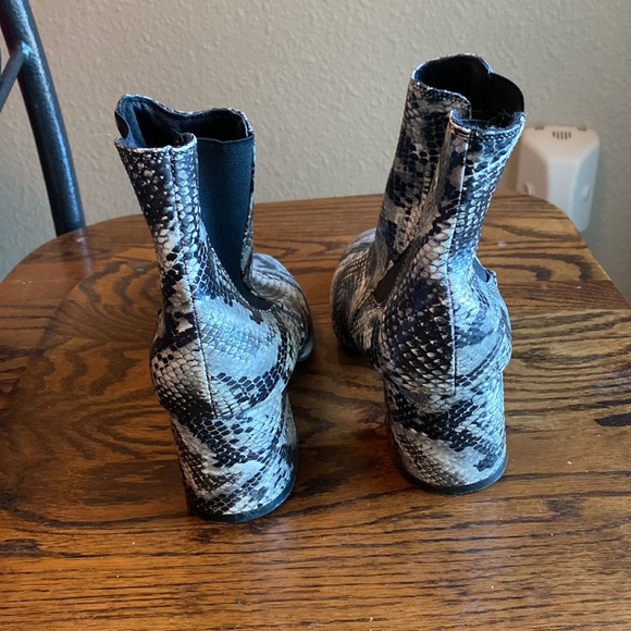 Snakeskin Booties - Picture 4 of 5